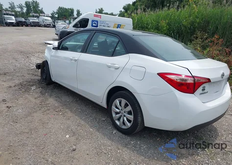 2018 Toyota Corolla Le from USA, damaged, VIN 5YFBURHE9JP800112